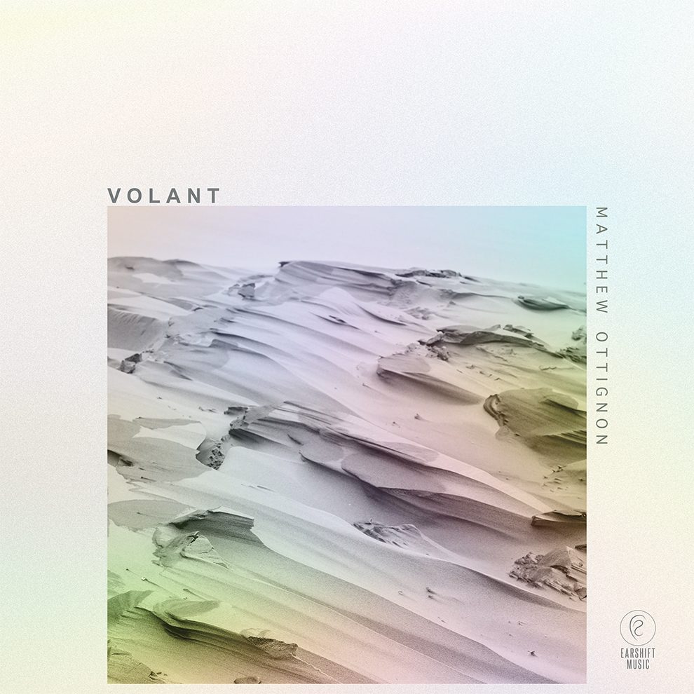 Volant album cover: pale desert dunes fading into soft colour